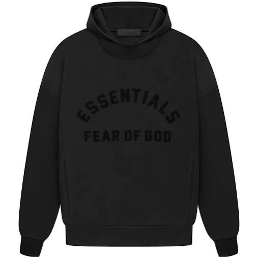 SS 23 jet black hoodie