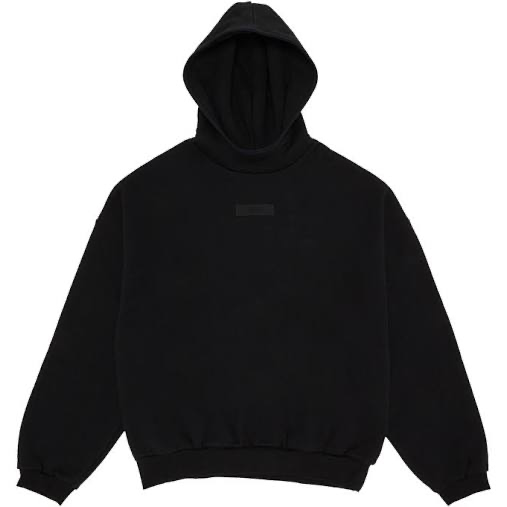 SS 24 jet black hoodie
