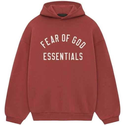 SS 24 crimson hoodie