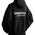 SS 25 jet black hoodie