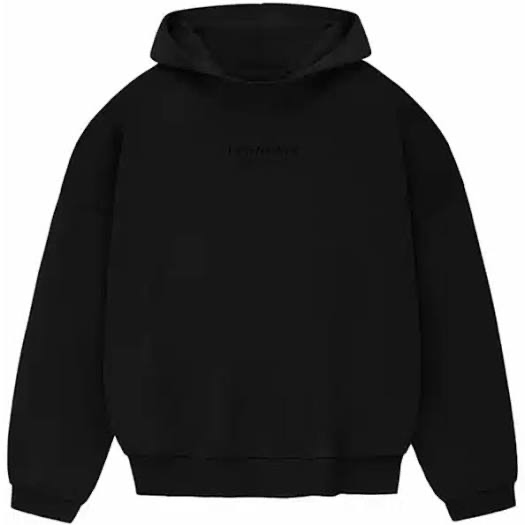 SS 23 jet black hoodie