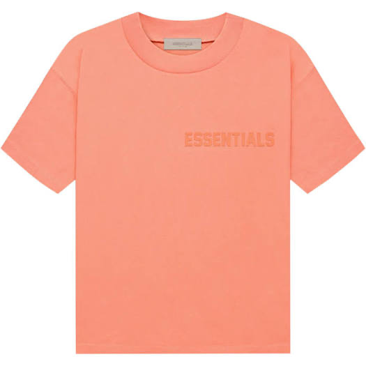 SS 22 coral T-shirt